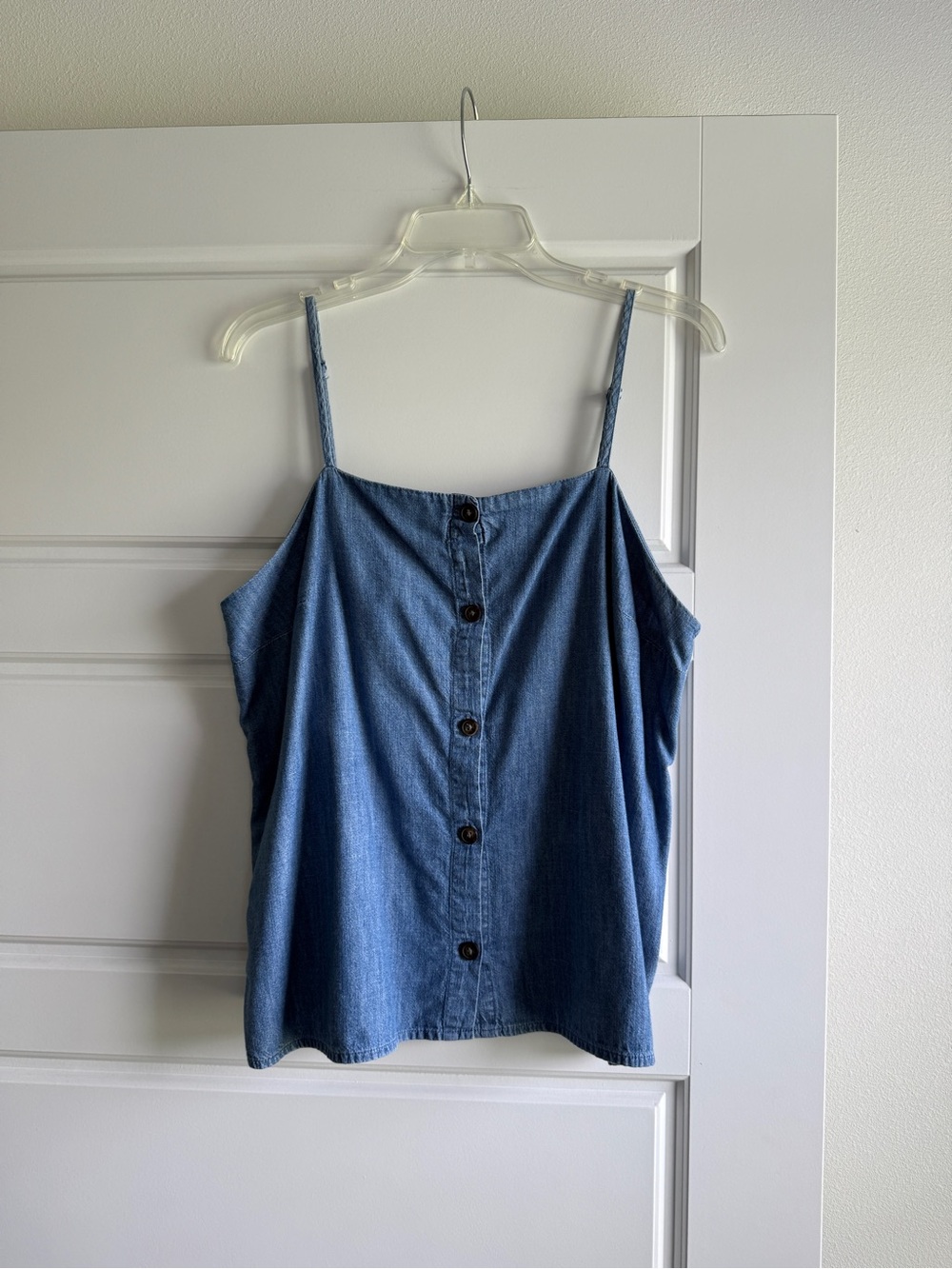 Old Navy Denim Button Front Cami Tank